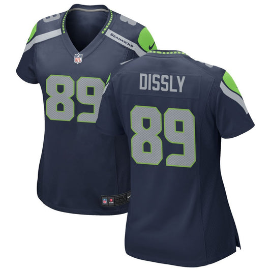 Will Dissly Seattle Seahawks Nike Women's Game Jersey - College Navy