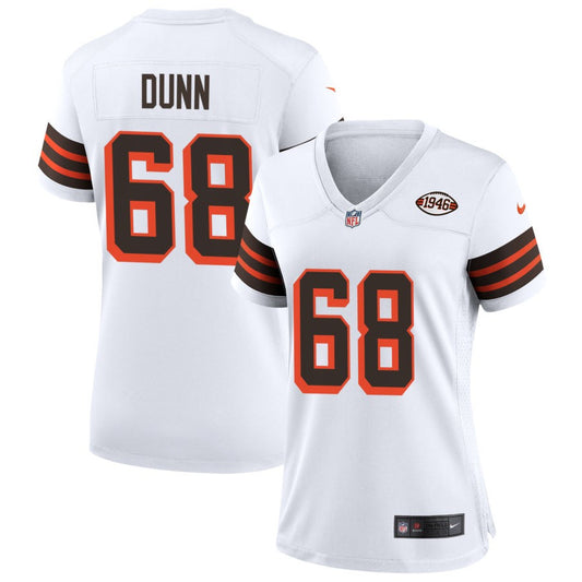 Michael Dunn Cleveland Browns Nike Women's 1946 Collection Alternate Jersey - White