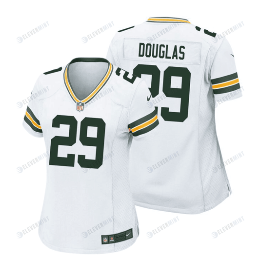 Rasul Douglas 29 Green Bay Packers Women Away Game Jersey - White