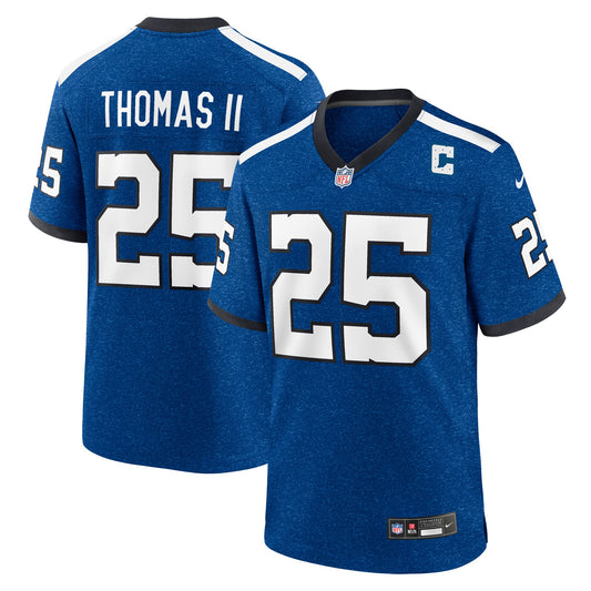 Rodney Thomas II Indianapolis Colts Nike Indiana Nights Alternate Game Jersey - Royal