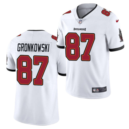 Men's Tampa Bay Buccaneers Rob Gronkowski Game Vapor Jersey White