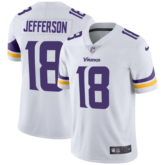 Mens Minnesota Vikings Justin Jefferson Vapor Jersey White