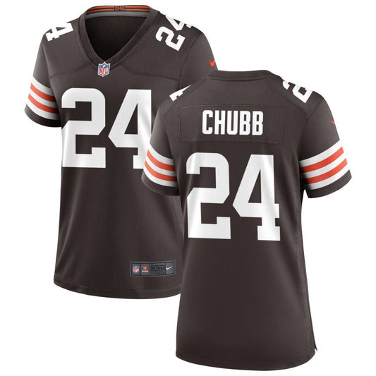 Nick Chubb Nike Cleveland Browns Women's Game Jersey - Brown