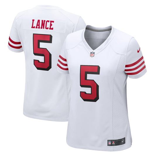 Trey Lance San Francisco 49ers Nike Women's Alternate Game Jersey - White