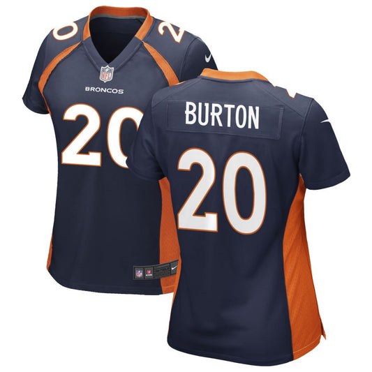 Michael Burton Denver Broncos Nike Women's Alternate Game Jersey - Navy