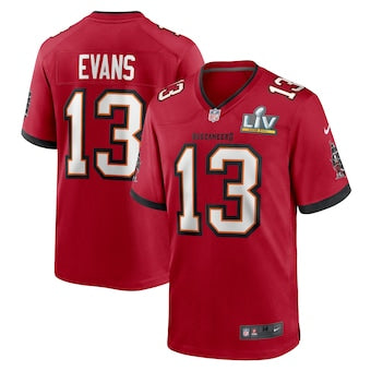 Men's Tampa Bay Buccaneers Mike Evans Super Bowl LV Game Vapor Jersey Red