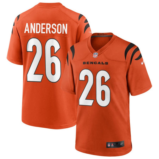 Tycen Anderson Cincinnati Bengals Nike Youth Alternate Game Jersey - Orange