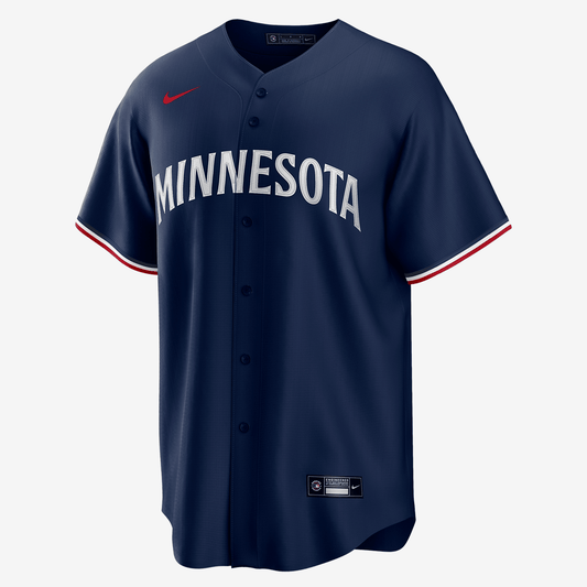 MLB Minnesota Twins Men's Replica Baseball Jersey - Navy