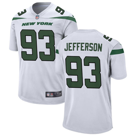 Quinton Jefferson New York Jets Nike Game Jersey - White