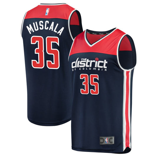 Mike Muscala Washington Wizards Fanatics Branded Youth Fast Break Replica Jersey Navy - Statement Edition