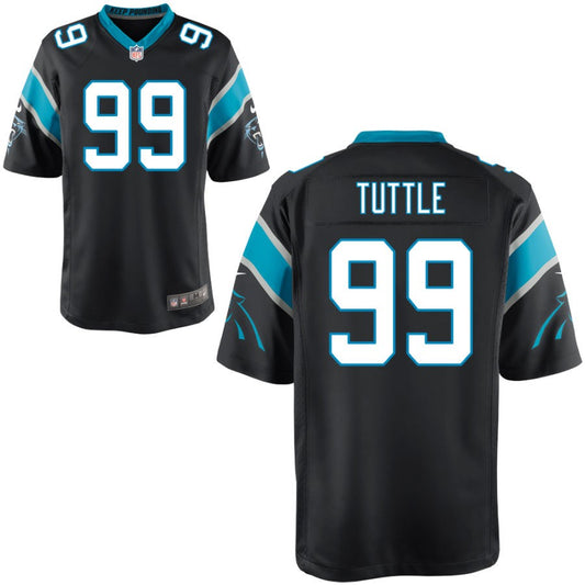 Shy Tuttle Carolina Panthers Nike Youth Game Jersey - Black