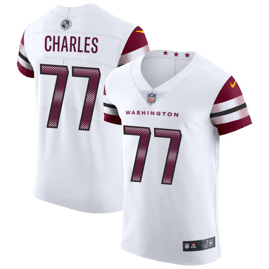 Saahdiq Charles Washington Commanders Nike Vapor Untouchable Elite Jersey - White