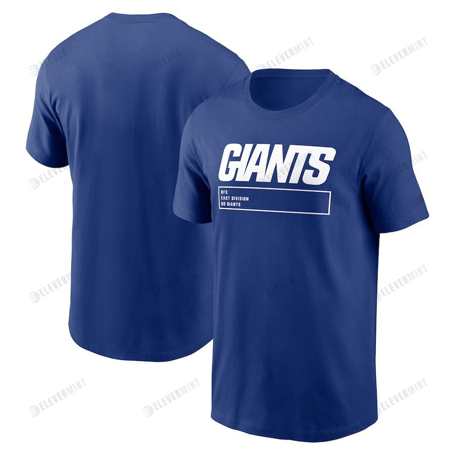 New York Giants Division Essential T-Shirt - Royal