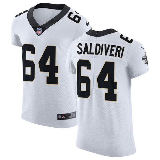 Nick Saldiveri New Orleans Saints Nike Vapor Untouchable Elite Jersey - White