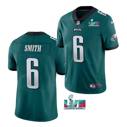 Men's Philadelphia Eagles Devonta Smith Super Bowl 57 Game Vapor Jersey Green