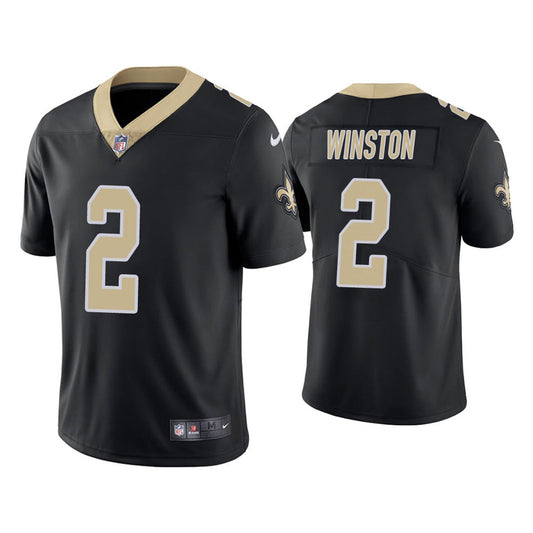 Youth New Orleans Saints Jameis Winston Vapor Jersey - Black