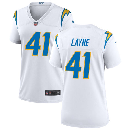 Raheem Layne Nike Los Angeles Chargers Women's Game Jersey - White