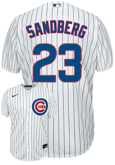 Ryne Sandberg Jersey - Chicago Cubs Replica Adult Home Jersey