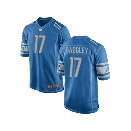 Michael Badgley Detroit Lions Nike Youth Team Color Game Jersey - Blue