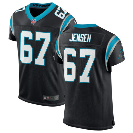 Nash Jensen Carolina Panthers Nike Classic Elite Jersey - Black