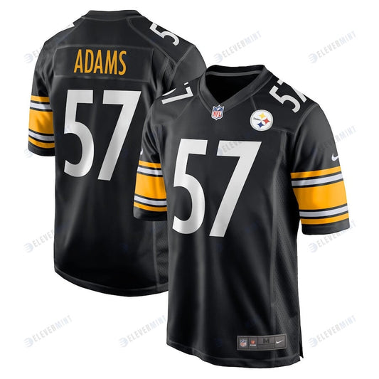 Montravius Adams Pittsburgh Steelers Game Player Jersey - Black