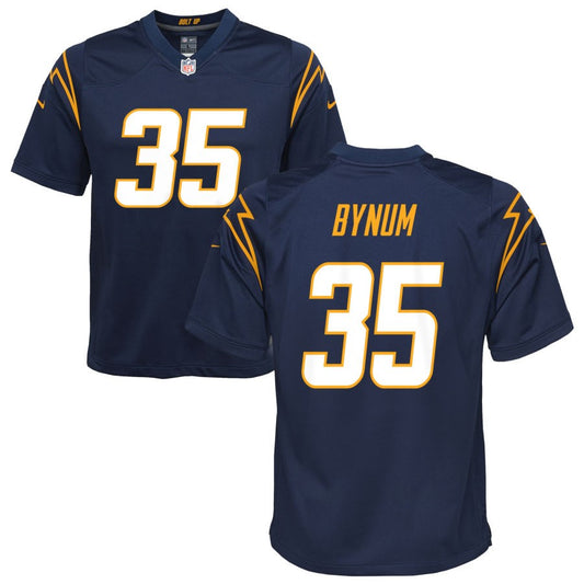 Terrell Bynum Los Angeles Chargers Nike Youth Alternate Game Jersey - Navy