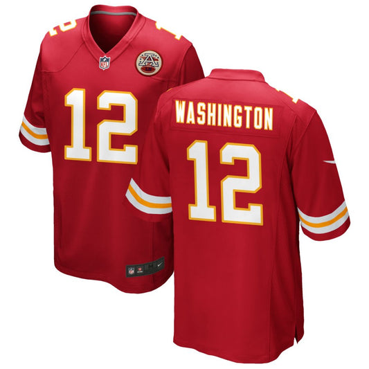 Montrell Washington Kansas City Chiefs Nike Game Jersey - Red