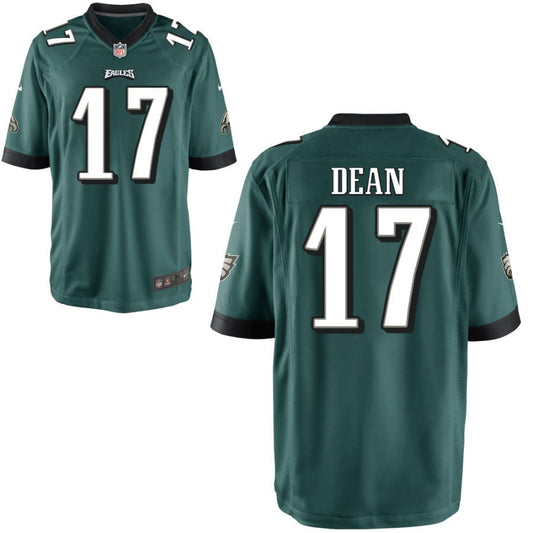 Nakobe Dean Philadelphia Eagles Nike Youth Game Jersey - Midnight Green