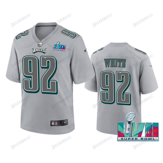 Reggie White 92 Philadelphia Eagles Super Bowl LVII Youth Atmosphere Game Jersey - Gray