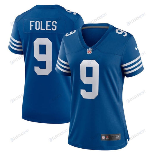 Nick Foles Indianapolis Colts Women's Player Game Jersey - Blue