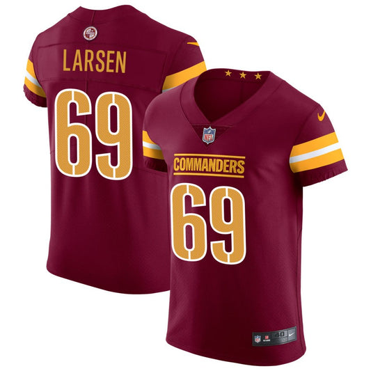 Tyler Larsen Washington Commanders Nike Vapor Untouchable Elite Jersey - Burgundy