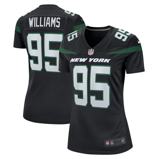 Quinnen Williams New York Jets Nike Women's Alternate Game Player Jersey - Stealth Black