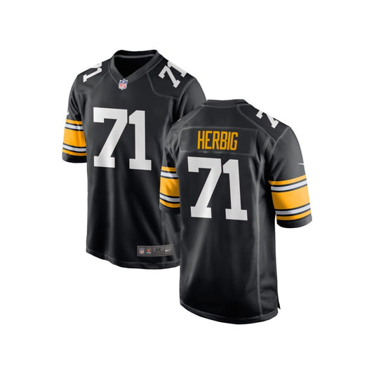 Nate Herbig Pittsburgh Steelers Nike Youth Alternate Game Jersey - Black