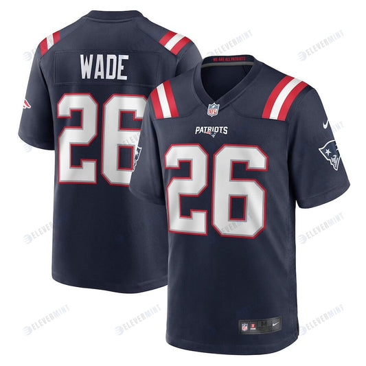 Shaun Wade 26 New England Patriots Men Game Jersey - Navy