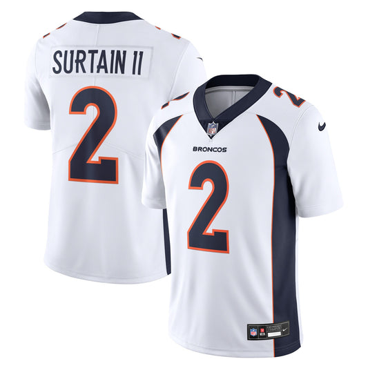 Patrick Surtain II Denver Broncos Nike  Vapor Untouchable Limited Jersey - White