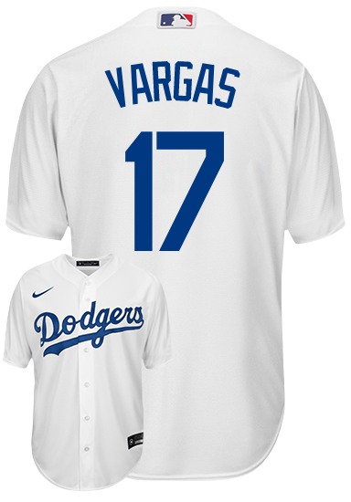 Miguel Vargas Youth Jersey - LA Dodgers Replica Kids Home Jersey