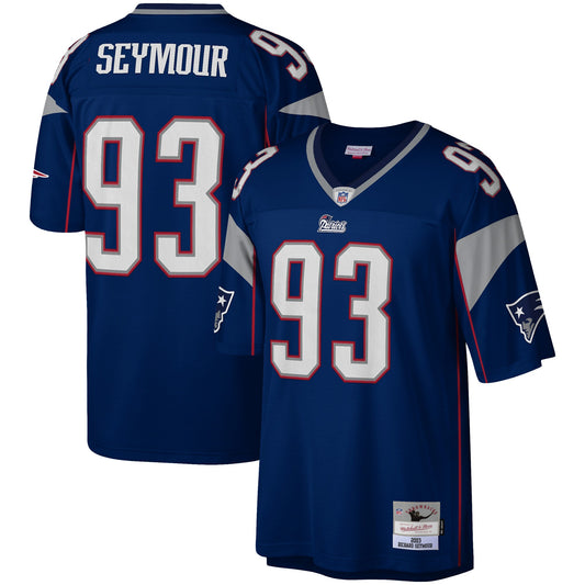 Richard Seymour New England Patriots Mitchell & Ness 2003 Legacy Replica Jersey - Navy