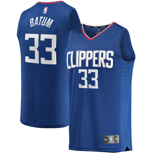 Nicolas Batum LA Clippers Fanatics Branded 2021/22 Fast Break Replica Jersey - Icon Edition - Royal