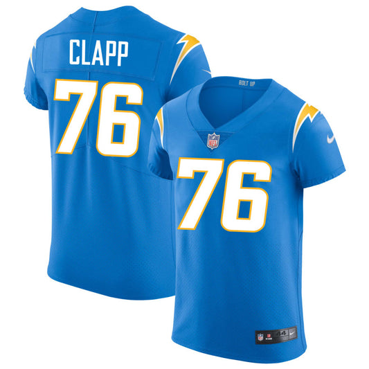 Will Clapp Los Angeles Chargers Nike Vapor Elite Jersey - Powder Blue