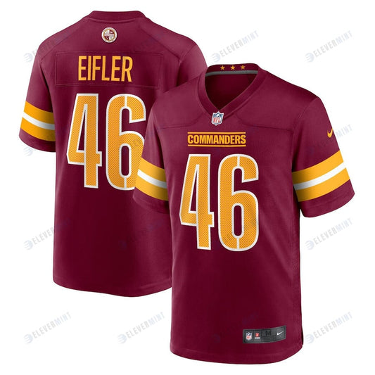 Milo Eifler Washington Commanders Game Player Jersey - Burgundy