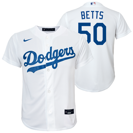 Mookie Betts Youth Jersey - LA Dodgers Replica Kids Home Jersey