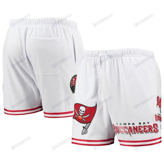 Tampa Bay Buccaneers Team Standard Mesh Shorts - White/Red