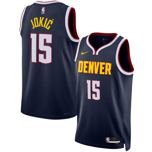 Nikola Jokic Denver Nuggets Nike Unisex Swingman Jersey - Association Edition - Navy