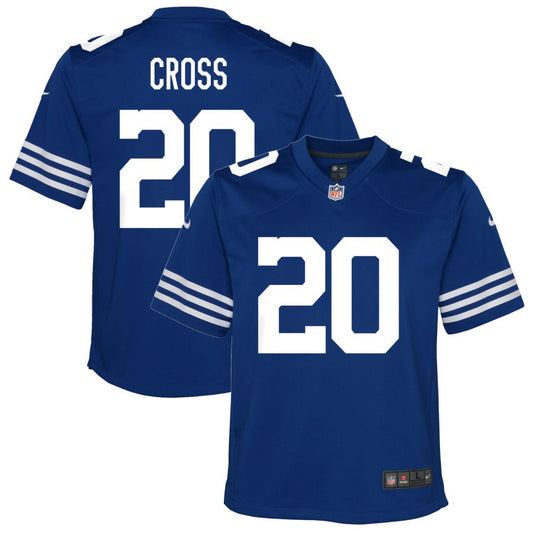 Nick Cross Indianapolis Colts Nike Youth Alternate Game Jersey - Royal