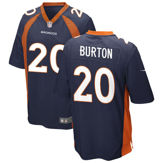 Michael Burton Denver Broncos Nike Alternate Game Jersey - Navy