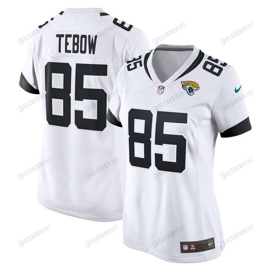 Tim Tebow 85 Jacksonville Jaguars Women's Game Jersey - White