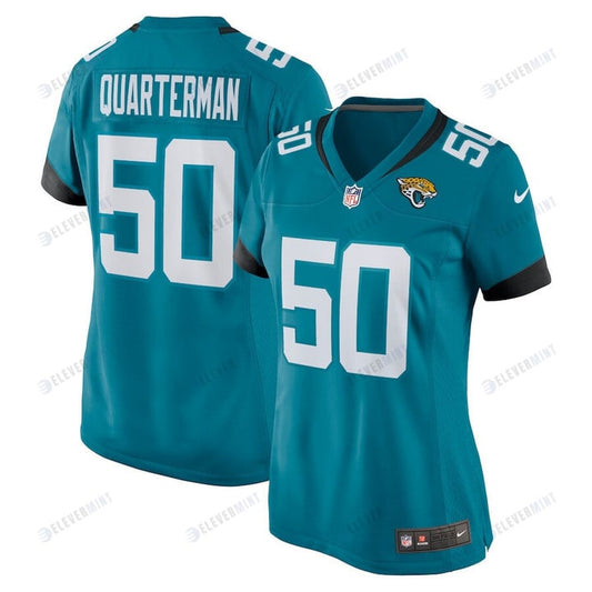 Shaquille Quarterman 50 Jacksonville Jaguars Women's Game Jersey - Teal