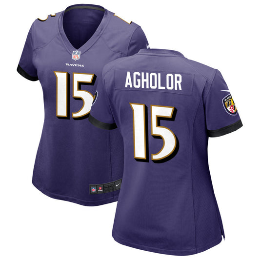 Nelson Agholor Baltimore Ravens Nike Women's Game Jersey - Purple