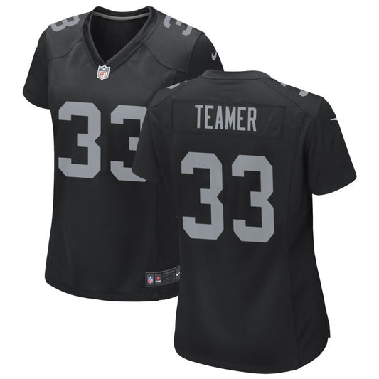 Roderic Teamer Las Vegas Raiders Nike Women's Game Jersey - Black