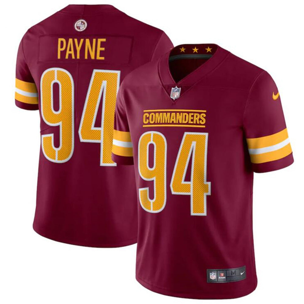 Men's Washington Commanders DaRon Payne Vapor Jersey - Burgundy